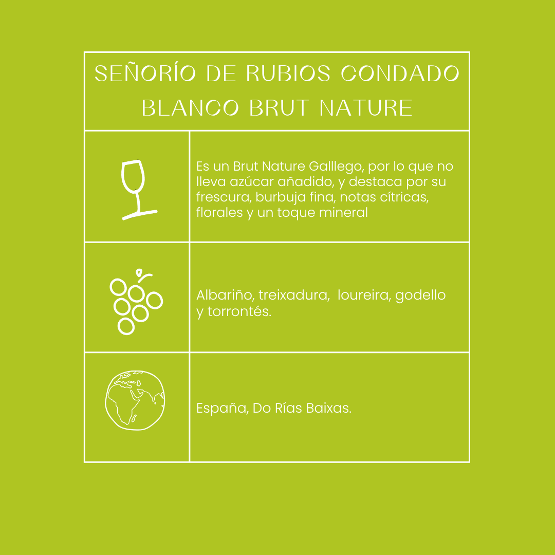 Señorío de Rubiós Condado Blanco Brut Nature
