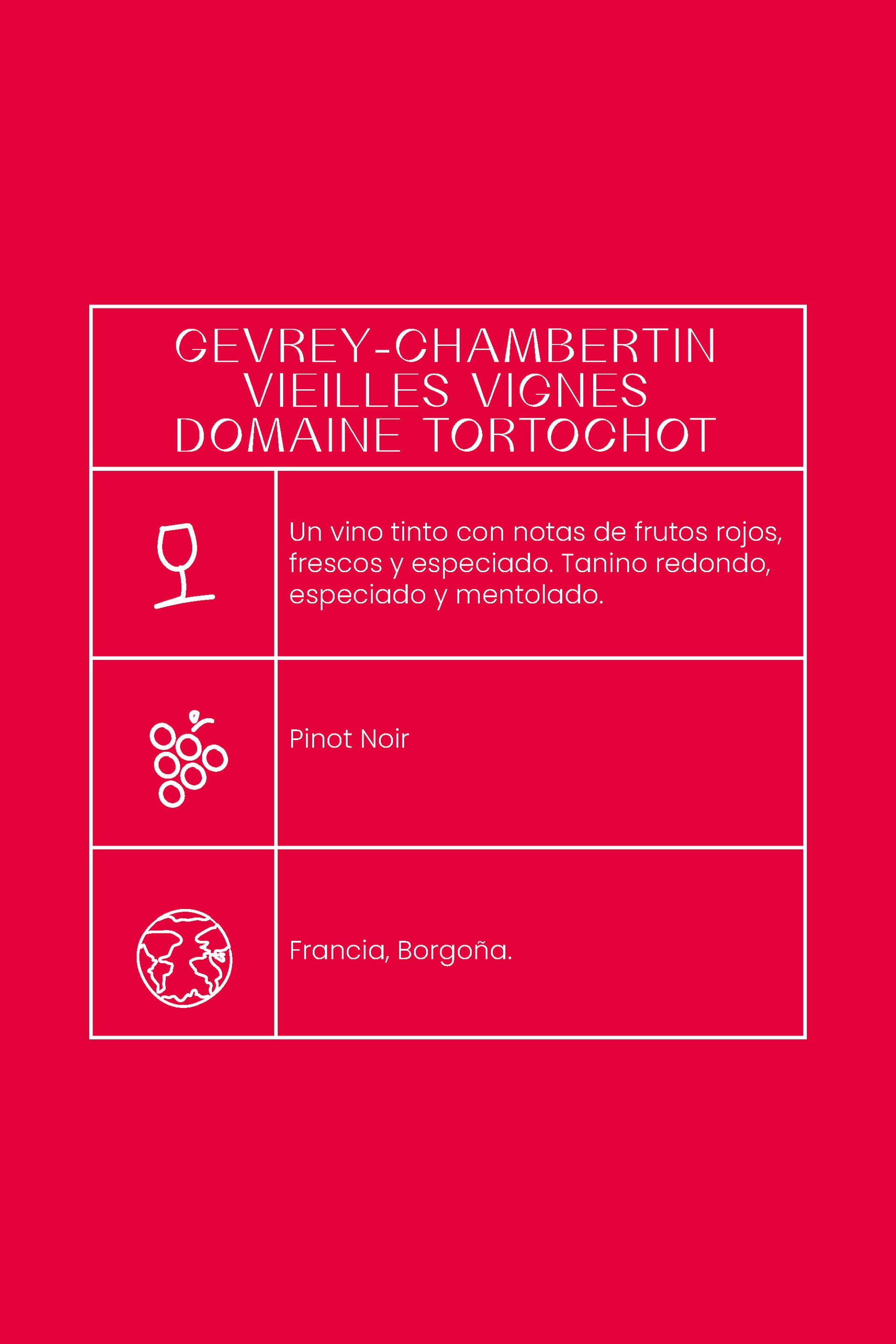 Gevrey-Chambertin Vieilles Vignes Domaine Tortochot / 2022