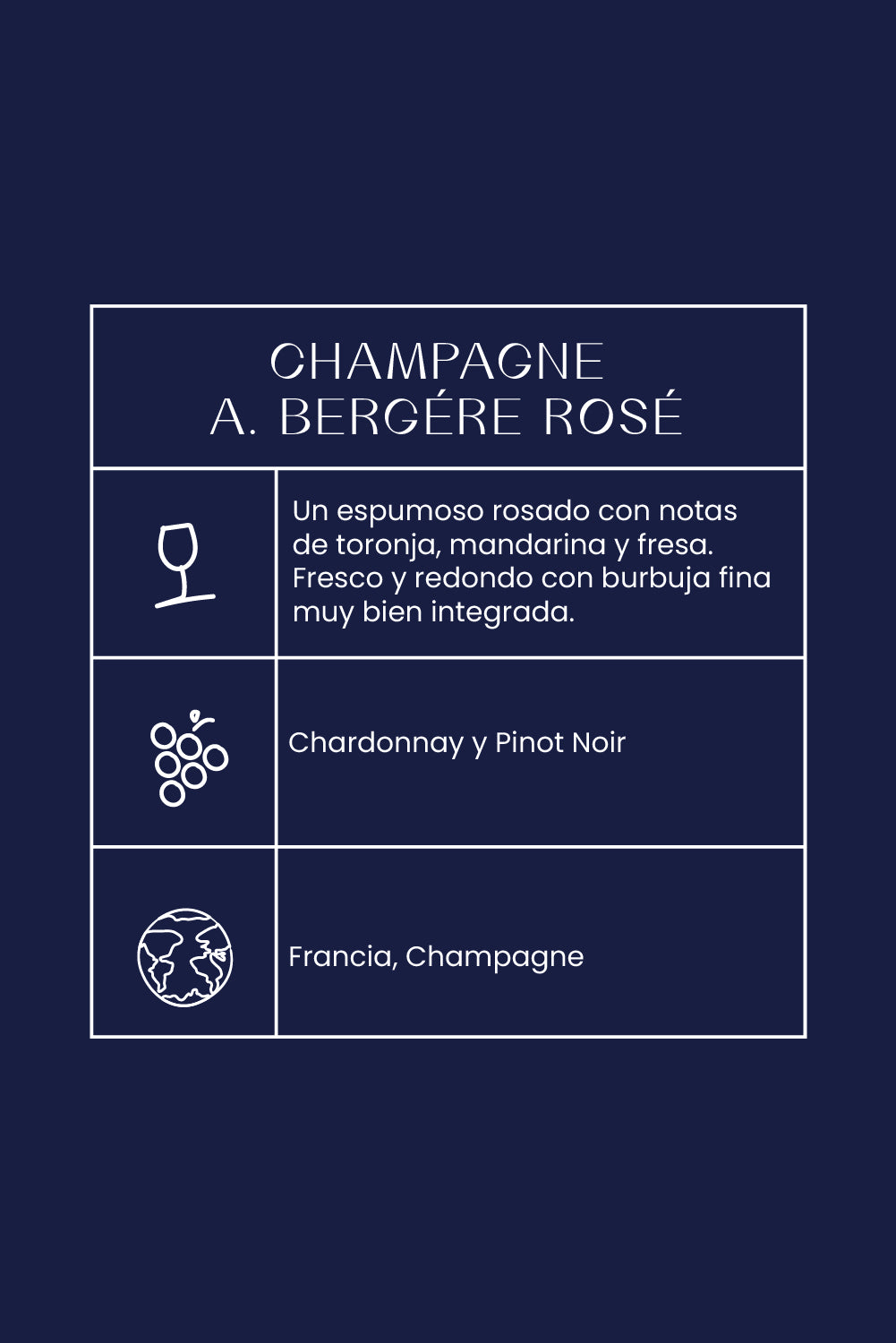 Champagne A. Bergère Rosé