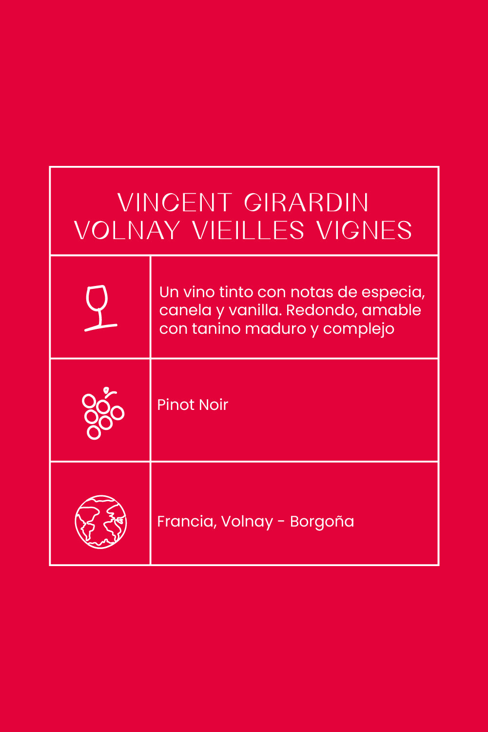 Vincent Girardin Volnay Vieilles Vignes / 2016