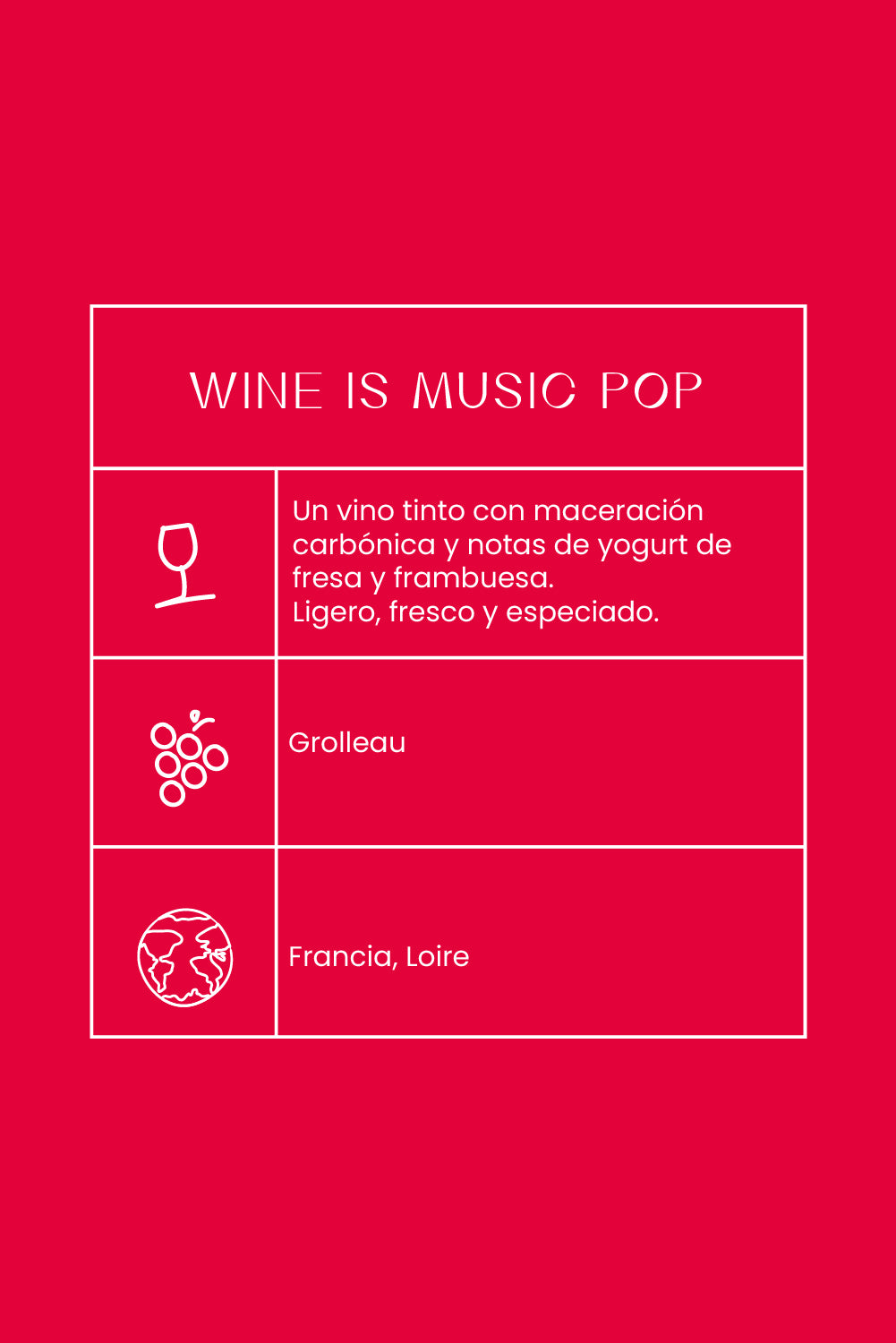 Wine is music Pop