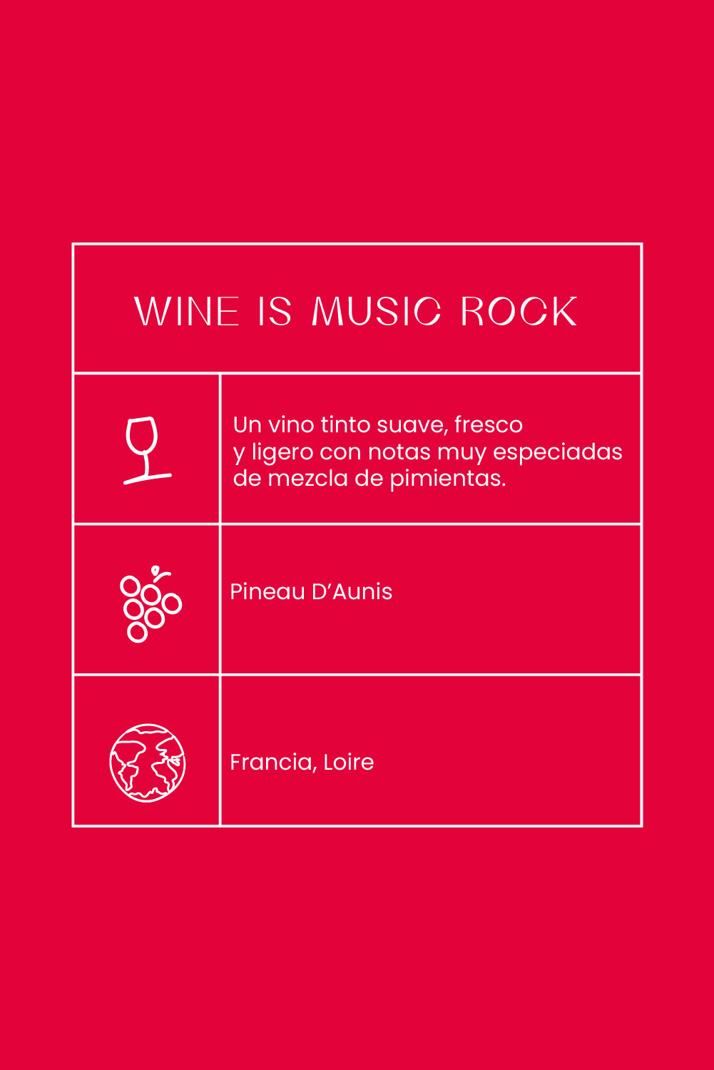 Wine is music Rock