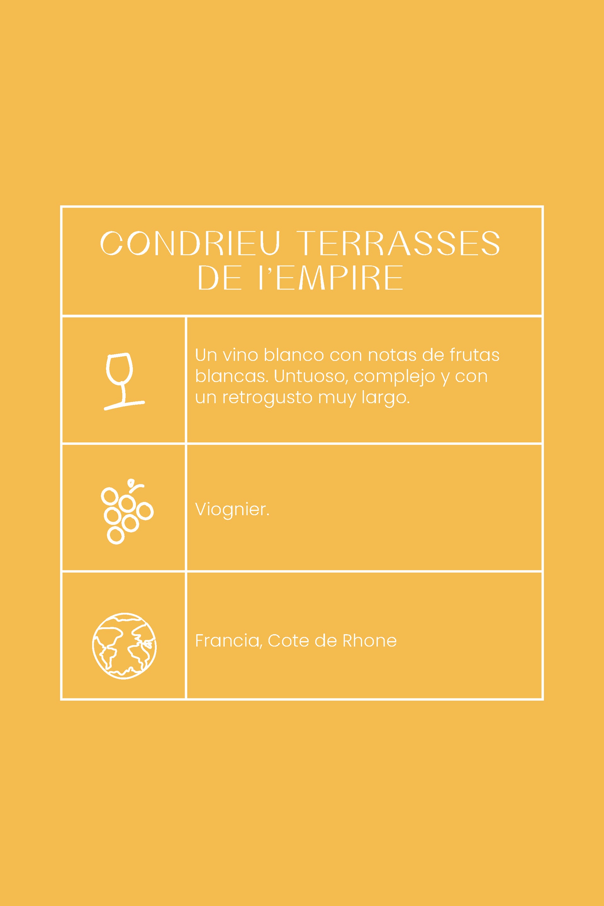 Condrieu Terrasses de l'Empire Georges Vernay / 2020